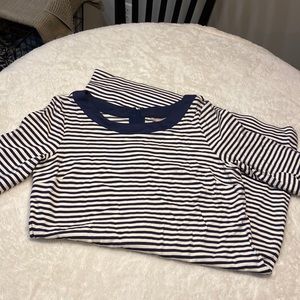 Banana Republic Navy and White Dress